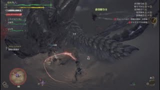 #ﾓﾝﾊﾝﾜｲﾙｽﾞ　太刀ただただ練習する！