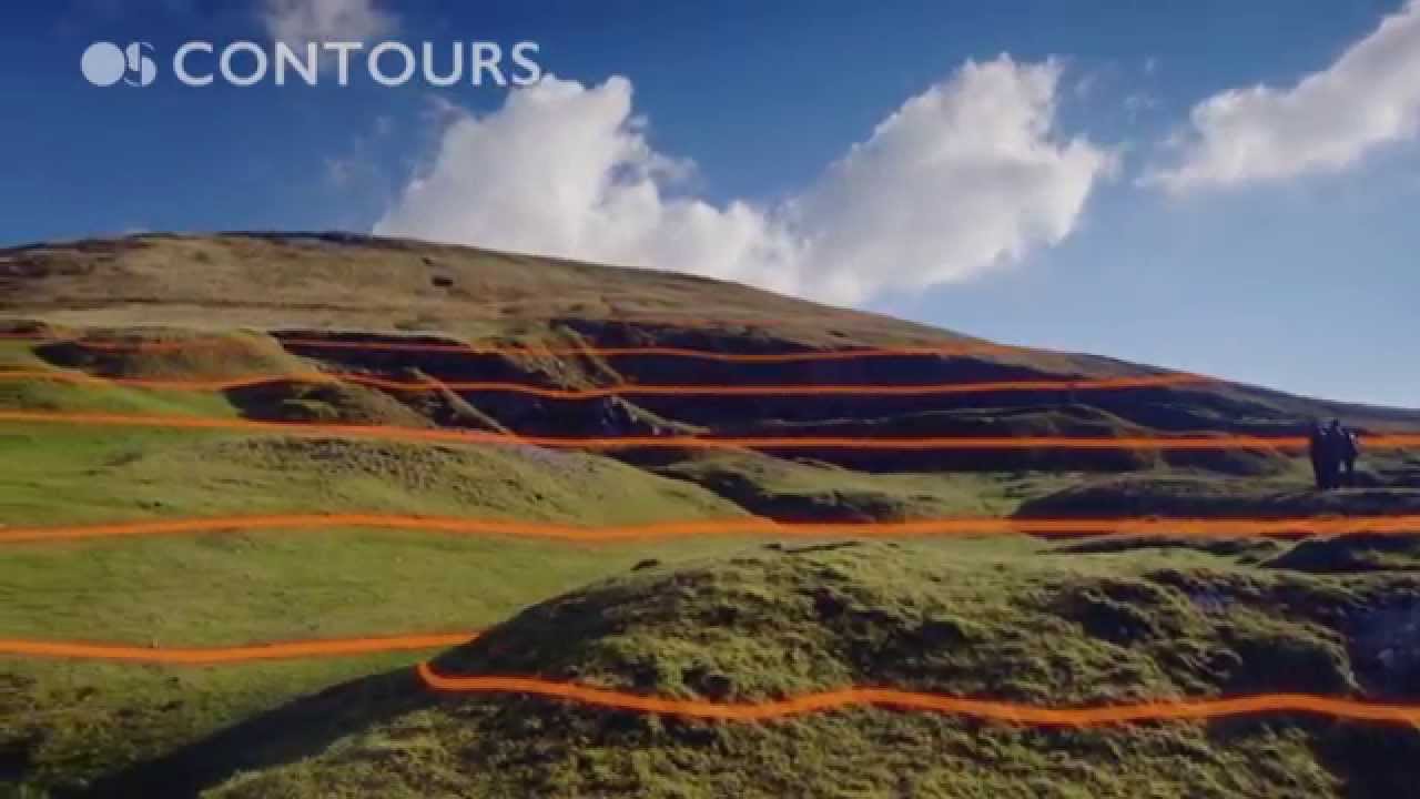 What can you say about the contour lines where the land is steep?