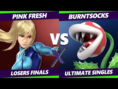 Smash Ultimate Tournament - Pink Fresh (ZSS) Vs Burntsocks (Yoshi, Plant) S@X 321 SSBU Losers Finals