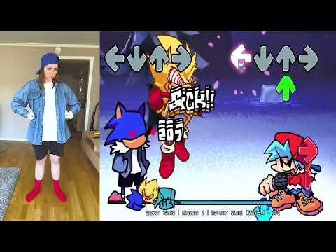 Friday Night Funkin' Hedgehoggle - Bonedoggle but Sunky & Fleetway Sonic Sings it In Real Life