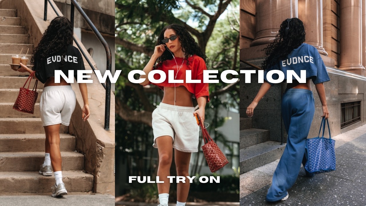 EVDNCE TRY ON: my second drop designing activewear as a creative director!