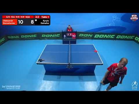 12:30 Oleksandr Storozhenko 2-3 Kyrylo Deineha West 1 WIN CUP 05.12.2022 | TABLE TENNIS WINCUP