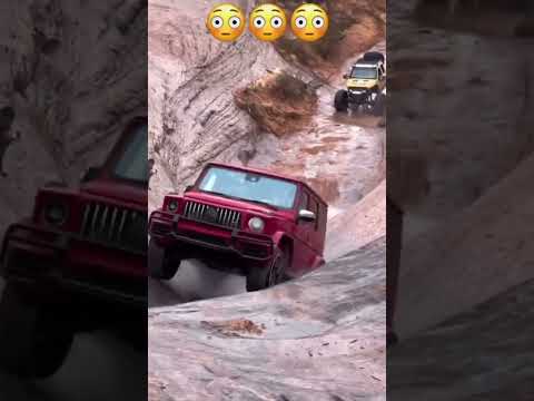 $300,000 G Wagon Climbing a mountain like nothing. Would you do this? #g63 #amg #mercedes