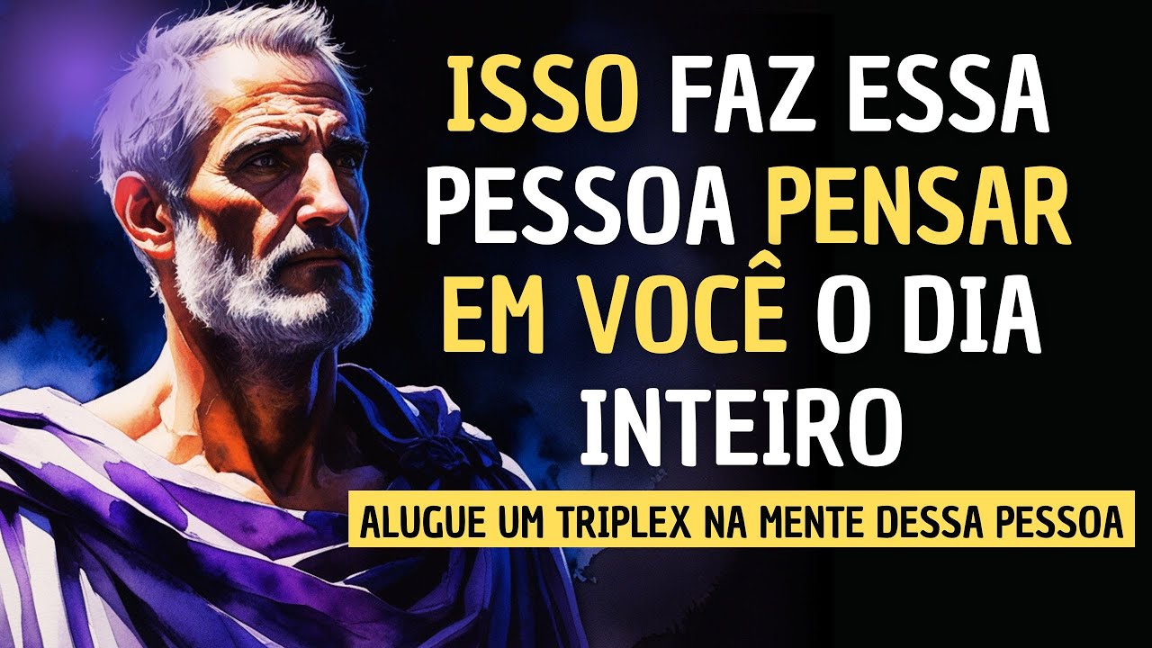 HOW TO MAKE SOMEONE THINK ABOUT YOU NON-STOP - STOICISM