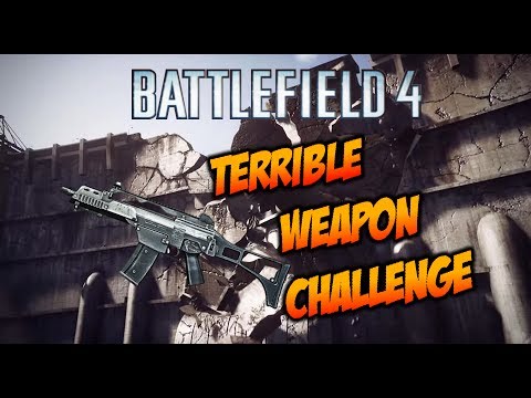 "G36C Carbine" Terrible weapon Challenge, Battlefield 4 Special