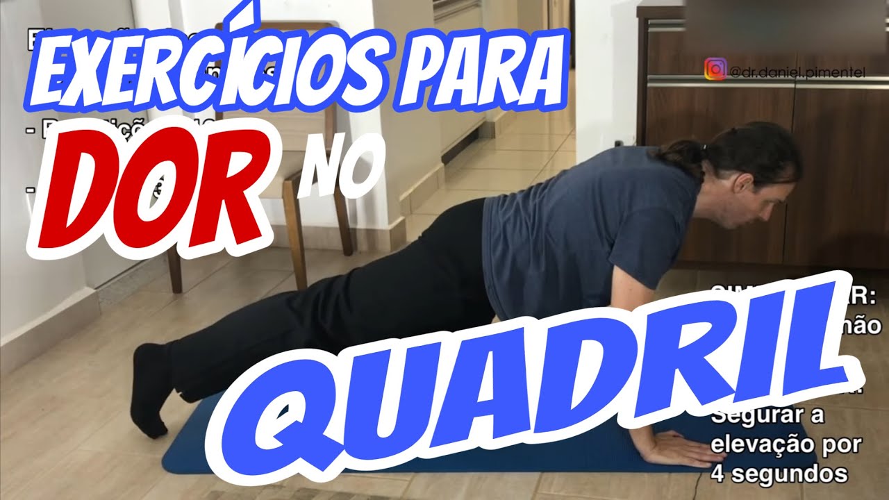 Que exercícios posso fazer para melhorar a dor no quadril?