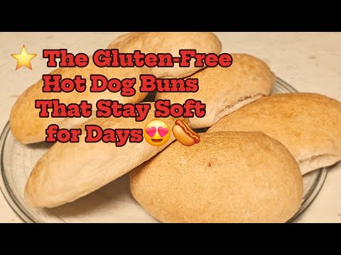 The Best Gluten-Free Hot Dog Buns You’ll Ever Make! 😍🌭