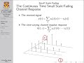 Wireless Communications Small Scale Fading