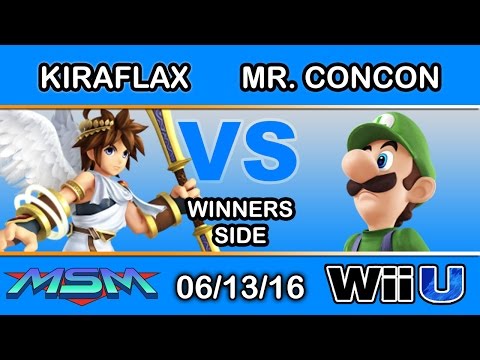 MSM 54 - Ronin | Kiraflax (Pit) Vs. SS | Mr. ConCon (Luigi) Winners Side - Smash Wii U