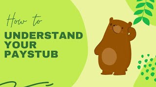 How To Understand Your Paystub💵
