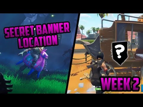 Secret Banner Week 2 Location (Fortnite Battle Royal Season 7)