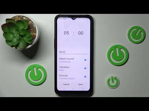 How to Set Up Alarm Clock on SAMSUNG Galaxy Xcover 6 Pro? - Schedule Alarms