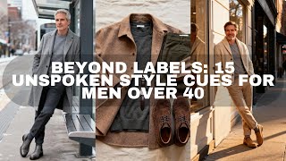 Jenseits von Etiketten: 15 unausgesprochene Stiltipps für Männer über 40
