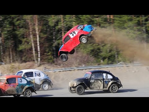 Kupla-Kuhmut 15.4.2023, Action & Big Crash