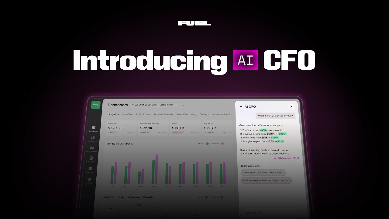 Introducing AI CFO | Fuelfinance