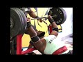 415 lbs. incline bench press PR with Larrywheels