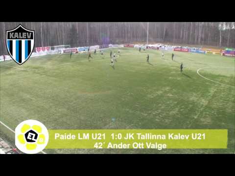 Esiliiga  B I voor: Paide LM U21 1:1 JK Tallinna Kalev U21