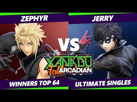 Smash Ultimate Tournament - Zephyr (Cloud) Vs. Jerry (Joker) SSBU Fall Arcadian Winners Top 64