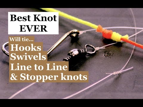 BEST FISHING KNOT ever, hooks, Swivels & Leaders