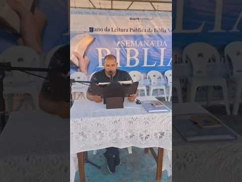 Praça Pedro Coutinho, em Paudalho PE. Leitura Pública da Bíblia, IEADPE. Setor 9