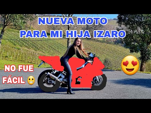 NUEVA MOTO de MI HIJA IZARO🤩…PROBLEMAS😬…SE ENFADA😤 Odisea de 1300 Km