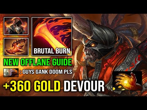WTF +360 Gold Devour Doom First Item 6Min Midas 100% Deleted Anyone From Offlane Doa 2
