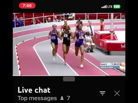 800m Prelims SEC Champs Indoor2023/Michaela 2:03