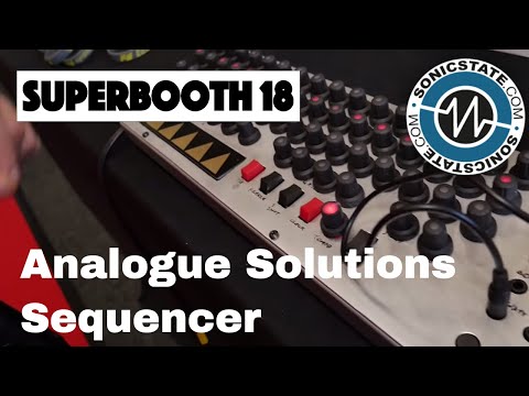 Superbooth 2018 Analogue Solutions Treadstone and a new Sequencer