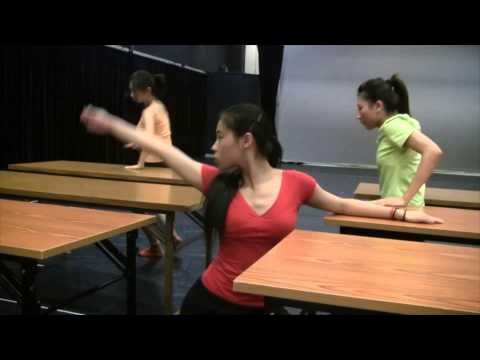 Chinese sleeve dance and Forsythe's 'One Flat Thing'