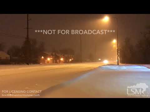 02-18-2018 Rapid City, SD - Whiteout Conditions, Heavy Snow, Accident