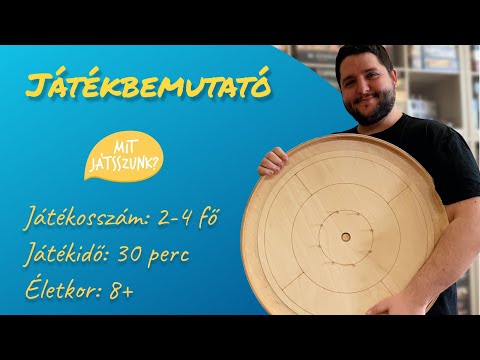 Crokinole Játékbemutató - Mit Játsszunk?