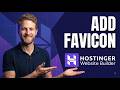 How To Add Favicon To Hostinger Website Builder (Easy Guide)