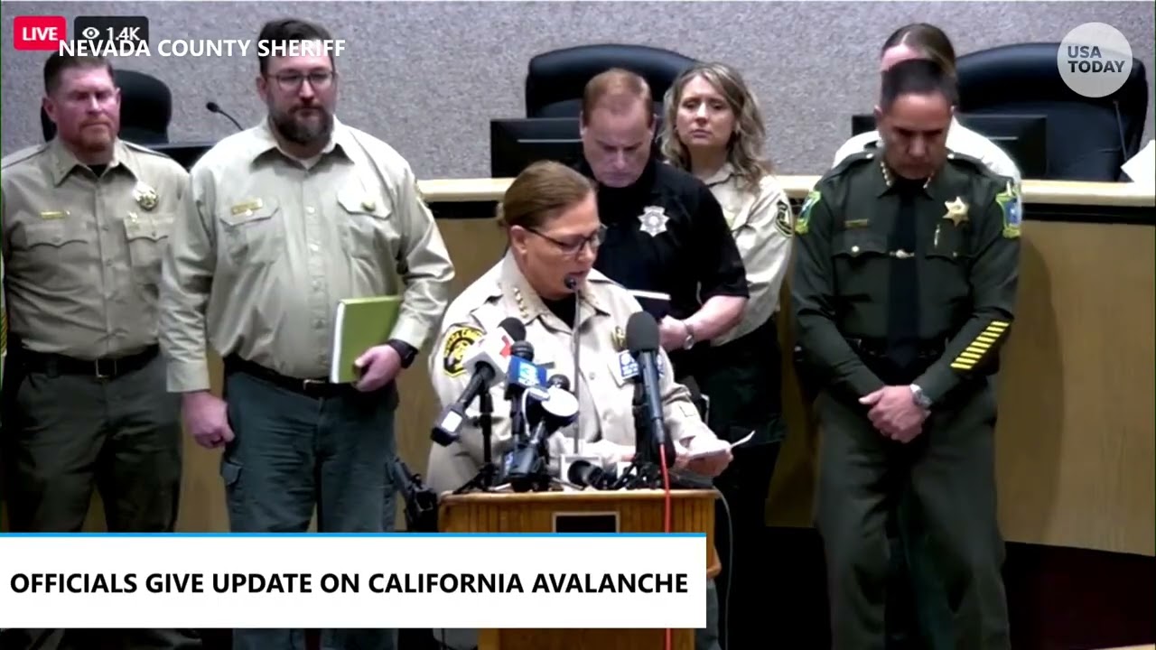 California avalanche near Lake Tahoe update: Police press conference confirms 8 skiers dead