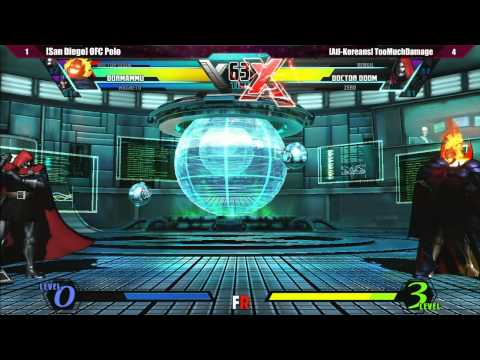 Curleh Mustache Battle Royale @ Final Round 18 - UMVC3 - San Diego vs ATL Koreans