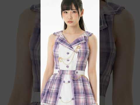 紫色無袖洋裝式制服