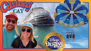 Disney Destiny Vlog Castaway Cay Parasailing, Pirate Night Fireworks & Mickey & Minnie Pirates Show!