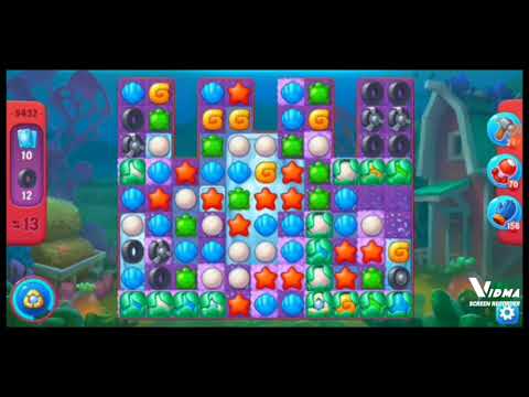 Fishdom. 9432 hard level no boosters and diamonds. 18 moves