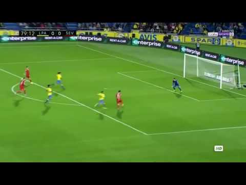 Gol de Joaquín Correa... (UD Las Palmas 0-1 Sevilla FC)