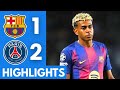 Barcelona Vs PSG 1 2 Highlights UEFA Champions League 2025 26