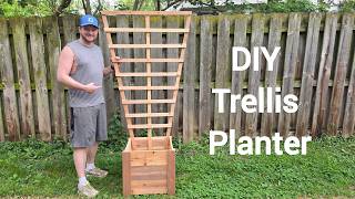 How to Build a Planter with a Trellis
