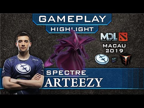 Spectre Gameplay by Arteezy - EG vs EHOME MDL Macau 2019