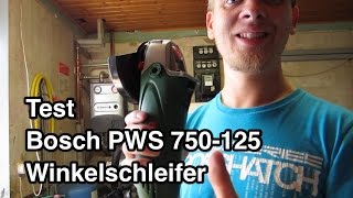 Test Bosch Pws 750-125 Winkelschleifer INDOOR | Winkelschleifer Test | Bosch Winkelschleifer