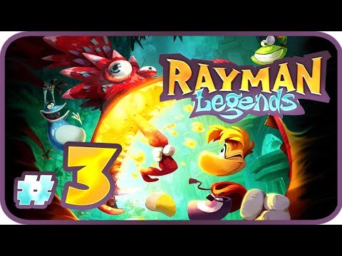 Rayman Legends Walkthrough Part 3 (PS4) Co-op No Commentary