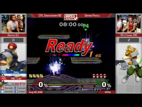 CFL Smackdown 92 Melee - Gahtzu (Falcon) vs SS Colbol (Fox) - Grand Finals