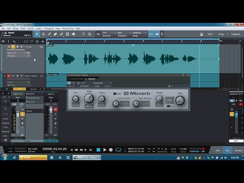 How To: Apply Stereo Reverb on Mono Tracks with Studio One