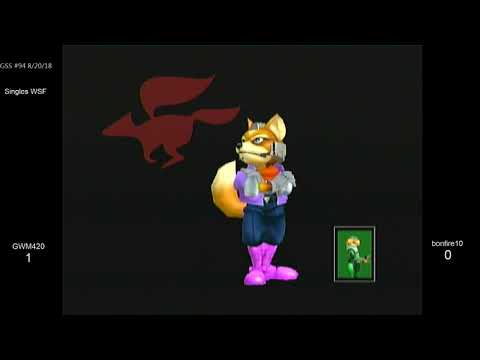 GSS 94 SSBM - GWM420 (Fox) vs. bonfire10 (Sheik) - Melee WSF