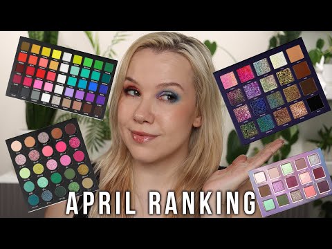 April Eyeshadow Palette Ranking | These are all great but...