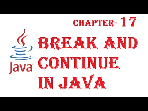 Java Basic 17 Break And Continue Statement