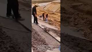 Amazing Teamwork: Efficient Concrete Pavement Construction