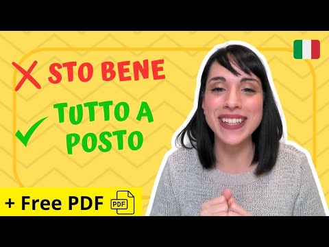 7 More NATURAL Ways to Say I'M FINE in Italian | Stop Using "Sto Bene"!